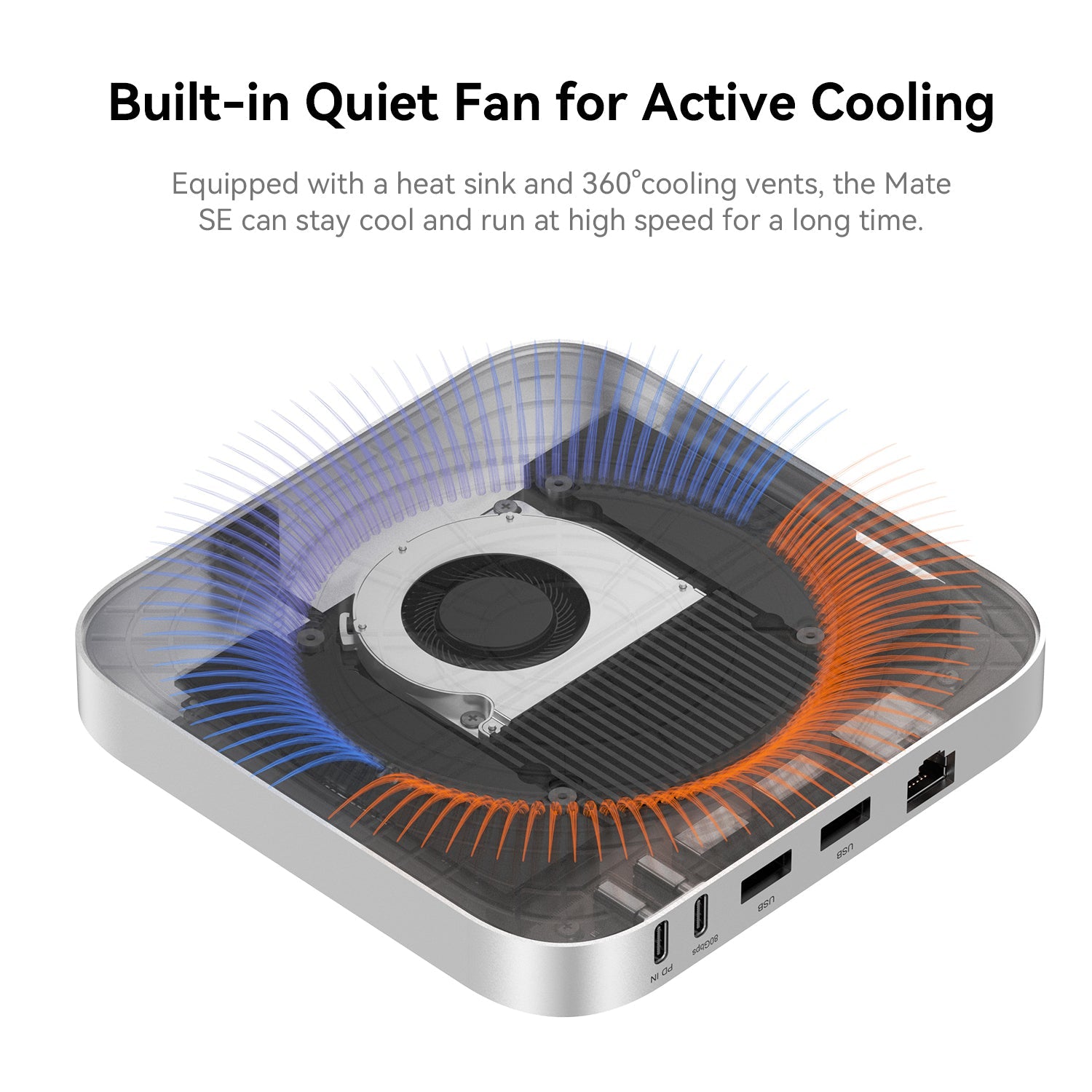 Beelink Mate SE 80Gbps Dock for SER8、SER9 Pro/Max and SER10 Max