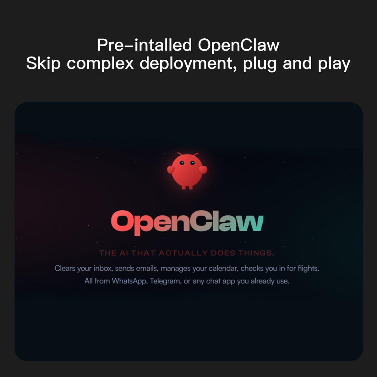 Pre-installed OpenClaw SSD Upgrade Kit