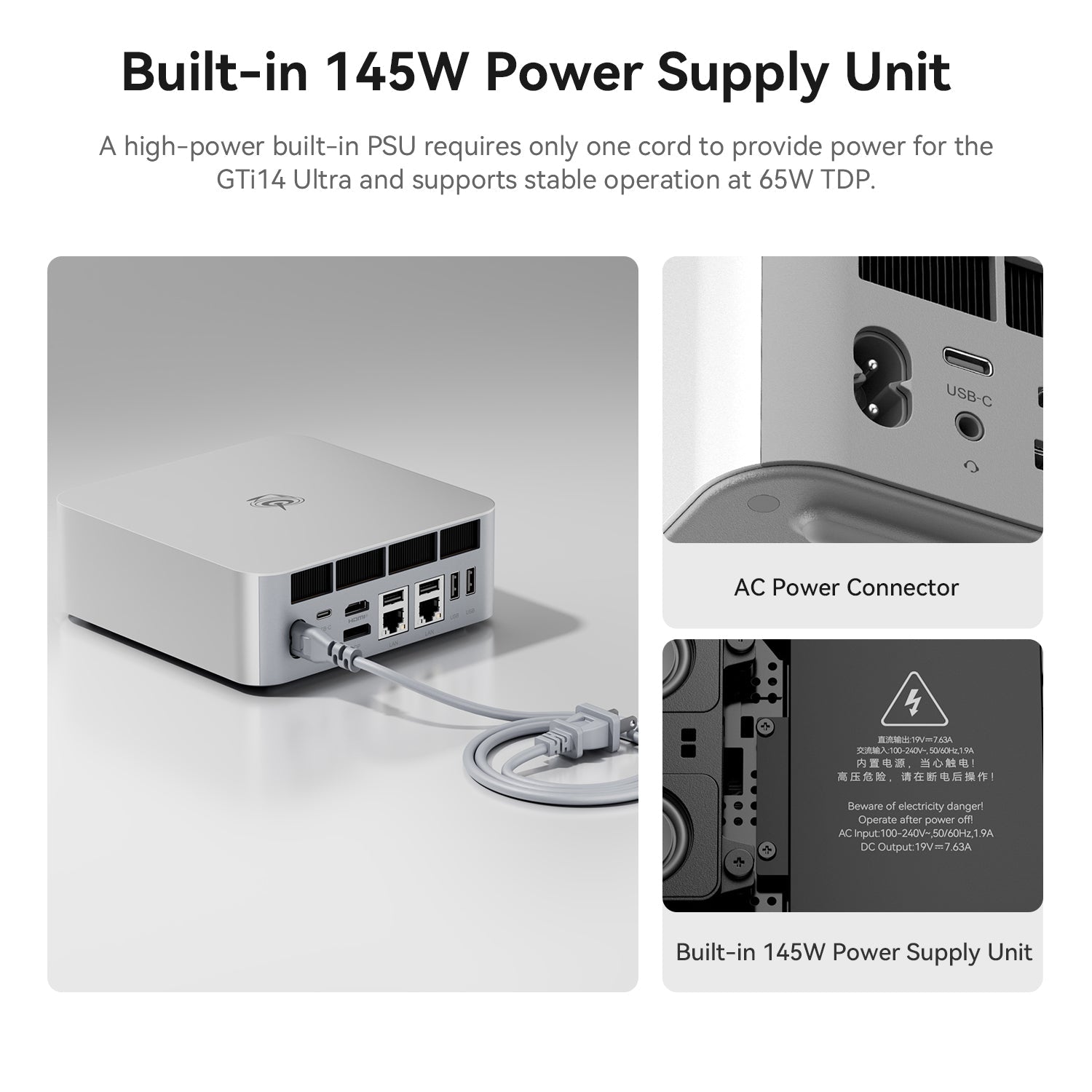 Beelink GTi14 Ultra AI PC Intel® Core™ UItra 9 185H