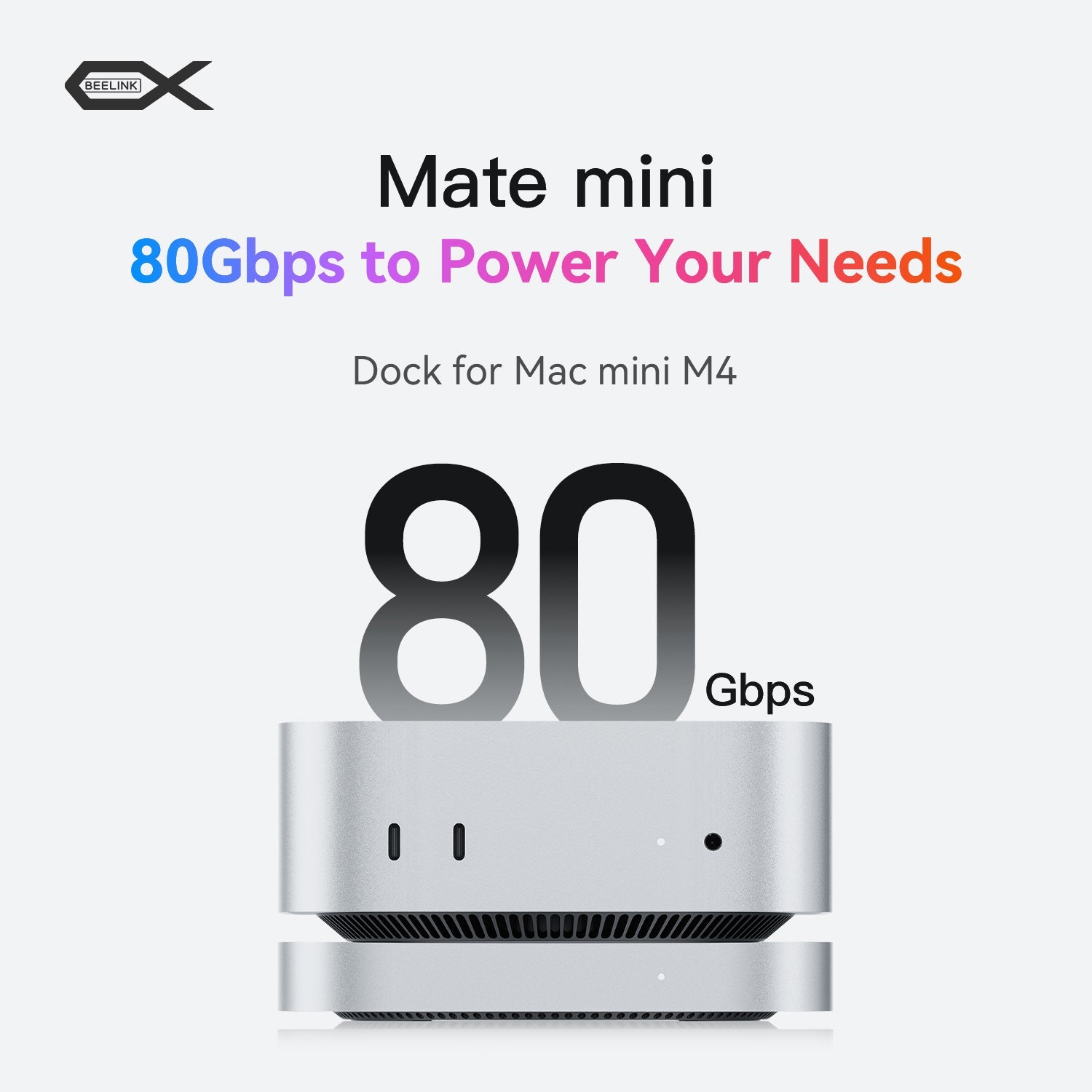 Beelink EX Mate mini 80Gbps Dock for Mac mini M4